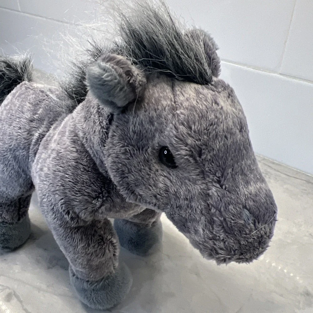 ARABIAN HORSE Ganz Gray Webkinz Stuffed Animal 9
